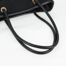 CELINE Tote Bag Nylon Black Gold Auth 136206-7