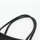 CELINE Tote Bag Nylon Black Gold Auth 136206-8