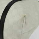 GUCCI GG Supreme Tote Bag PVC White Gold 197953 Auth 136210-16