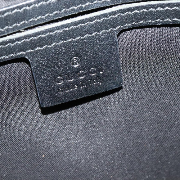 GUCCI GG Supreme Tote Bag PVC White Gold 197953 Auth 136210