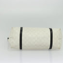 GUCCI GG Supreme Tote Bag PVC White Gold 197953 Auth 136210-5