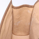 GUCCI GG Supreme Web Sherry Line Clutch Bag PVC Beige Gold 89 01 030 Auth 136211-18