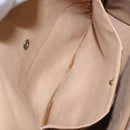 GUCCI GG Supreme Web Sherry Line Clutch Bag PVC Beige Gold 89 01 030 Auth 136211-19