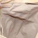 BURBERRY Nova Check Shoulder Bag Canvas Beige Auth 136215-20