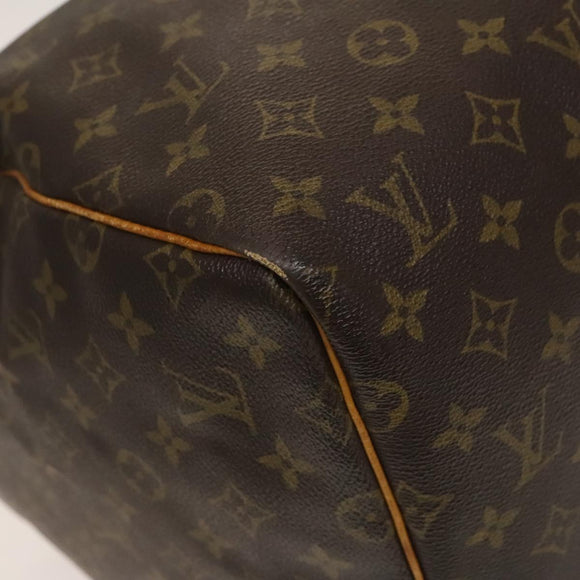 LOUIS VUITTON Monogram Keepall 55 Boston Bag M41424 LV Auth 136228