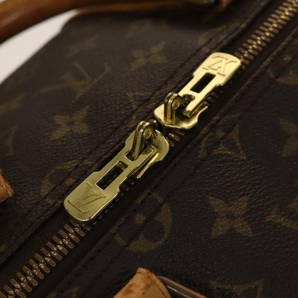LOUIS VUITTON Monogram Keepall 55 Boston Bag M41424 LV Auth 136228
