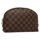 LOUIS VUITTON Damier Ebene Pochette Cosmetic GM Pouch N23345 LV Auth 136231-1