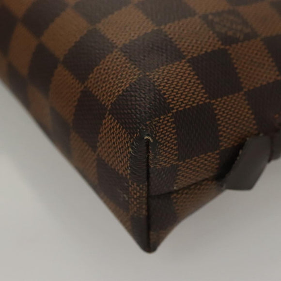 LOUIS VUITTON Damier Ebene Pochette Cosmetic GM Pouch N23345 LV Auth 136231