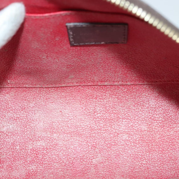 LOUIS VUITTON Damier Ebene Pochette Cosmetic GM Pouch N23345 LV Auth 136231