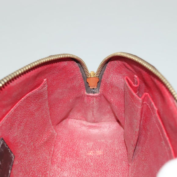 LOUIS VUITTON Damier Ebene Pochette Cosmetic GM Pouch N23345 LV Auth 136231