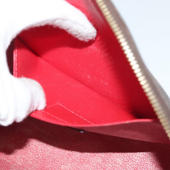 LOUIS VUITTON Damier Ebene Pochette Cosmetic GM Pouch N23345 LV Auth 136231