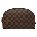 LOUIS VUITTON Damier Ebene Pochette Cosmetic GM Pouch N23345 LV Auth 136231-13