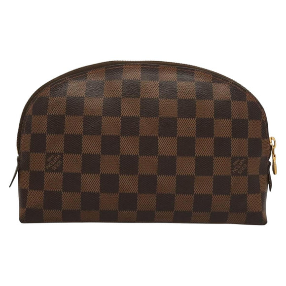 LOUIS VUITTON Damier Ebene Pochette Cosmetic GM Pouch N23345 LV Auth 136231