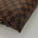 LOUIS VUITTON Damier Ebene Pochette Cosmetic GM Pouch N23345 LV Auth 136231-7