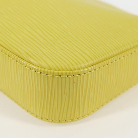LOUIS VUITTON Epi Pochette Accessoires Pouch Pistachian M40975 LV Auth 136232V