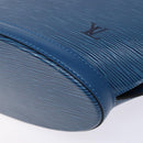 LOUIS VUITTON Epi Saint Jacques Poignees Long Hand Bag Blue M52265 Auth 136234-14