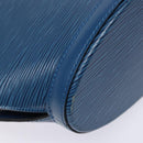 LOUIS VUITTON Epi Saint Jacques Poignees Long Hand Bag Blue M52265 Auth 136234-15