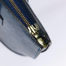LOUIS VUITTON Epi Saint Jacques Poignees Long Hand Bag Blue M52265 Auth 136234-10