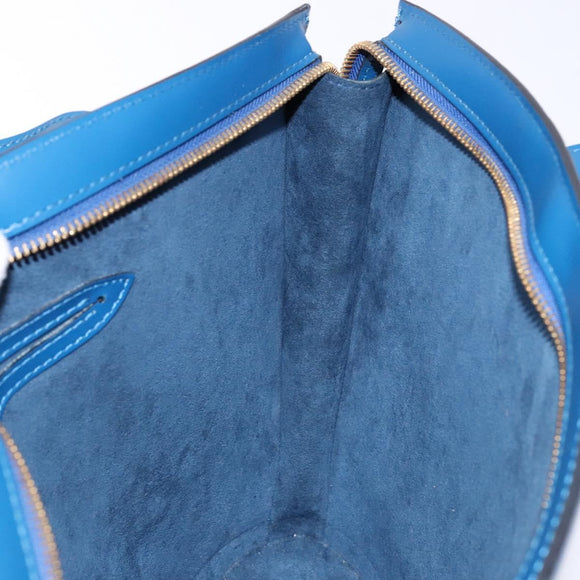 LOUIS VUITTON Epi Saint Jacques Poignees Long Hand Bag Blue M52265 Auth 136234