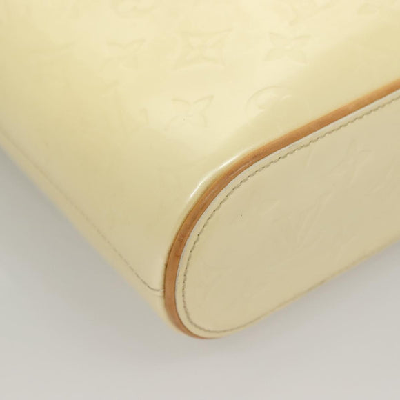 LOUIS VUITTON Vernis Stillwood Vertical Hand Bag Perle M91366 LV Auth 136236