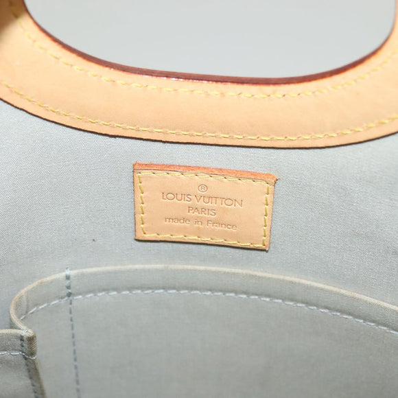 LOUIS VUITTON Vernis Stillwood Vertical Hand Bag Perle M91366 LV Auth 136236