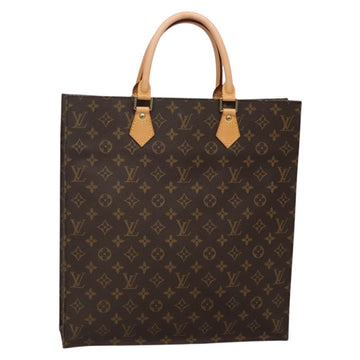 LOUIS VUITTON Monogram Sac Plat Hand Bag M51140 LV Auth 136244