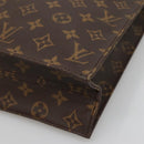 LOUIS VUITTON Monogram Sac Plat Hand Bag M51140 LV Auth 136244-9