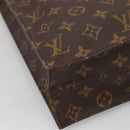LOUIS VUITTON Monogram Sac Plat Hand Bag M51140 LV Auth 136244-14