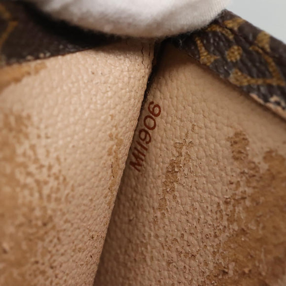 LOUIS VUITTON Monogram Sac Plat Hand Bag M51140 LV Auth 136244