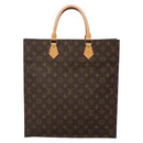 LOUIS VUITTON Monogram Sac Plat Hand Bag M51140 LV Auth 136244-13