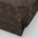 LOUIS VUITTON Monogram Sac Plat Hand Bag M51140 LV Auth 136246-10
