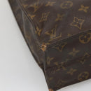 LOUIS VUITTON Monogram Sac Plat Hand Bag M51140 LV Auth 136246-11