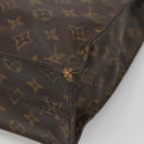LOUIS VUITTON Monogram Sac Plat Hand Bag M51140 LV Auth 136246-12
