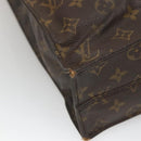 LOUIS VUITTON Monogram Sac Plat Hand Bag M51140 LV Auth 136246-13