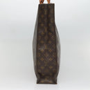 LOUIS VUITTON Monogram Sac Plat Hand Bag M51140 LV Auth 136246-4