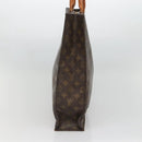 LOUIS VUITTON Monogram Sac Plat Hand Bag M51140 LV Auth 136246-5