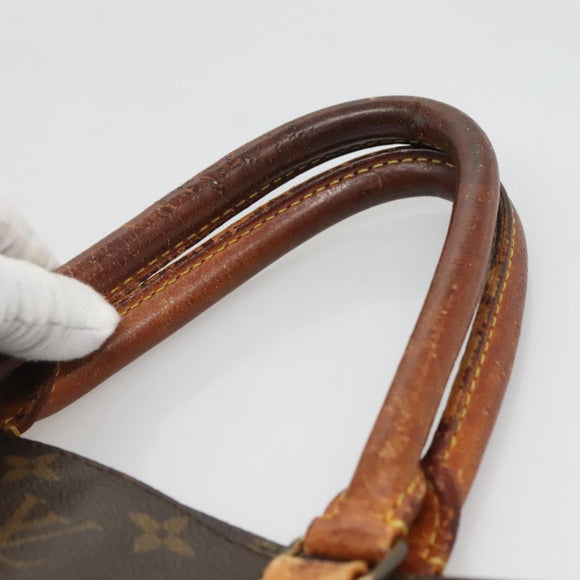 LOUIS VUITTON Monogram Sac Plat Hand Bag M51140 LV Auth 136246