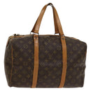 LOUIS VUITTON Monogram Sac Souple 35 Boston Bag M41626 LV Auth 136251-1