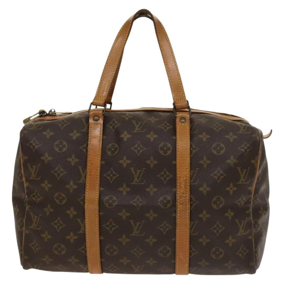 LOUIS VUITTON Monogram Sac Souple 35 Boston Bag M41626 LV Auth 136251