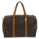 LOUIS VUITTON Monogram Sac Souple 35 Boston Bag M41626 LV Auth 136251-2