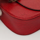 LOUIS VUITTON Epi Saint Cloud GM Shoulder Bag Red M52197 LV Auth 136259-15