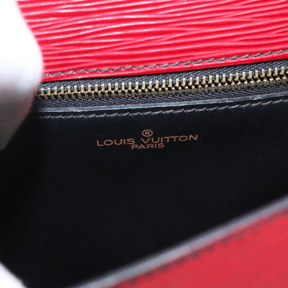 LOUIS VUITTON Epi Saint Cloud GM Shoulder Bag Red M52197 LV Auth 136259