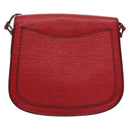 LOUIS VUITTON Epi Saint Cloud GM Shoulder Bag Red M52197 LV Auth 136259-2