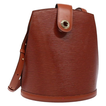 LOUIS VUITTON Epi Cluny Shoulder Bag Brown M52253 LV Auth 136260