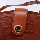 LOUIS VUITTON Epi Cluny Shoulder Bag Brown M52253 LV Auth 136260-18