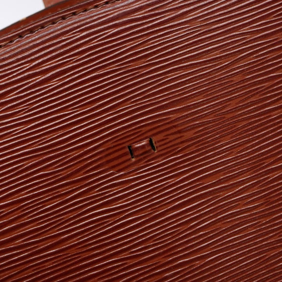 LOUIS VUITTON Epi Cluny Shoulder Bag Brown M52253 LV Auth 136260