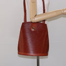LOUIS VUITTON Epi Cluny Shoulder Bag Brown M52253 LV Auth 136260-22