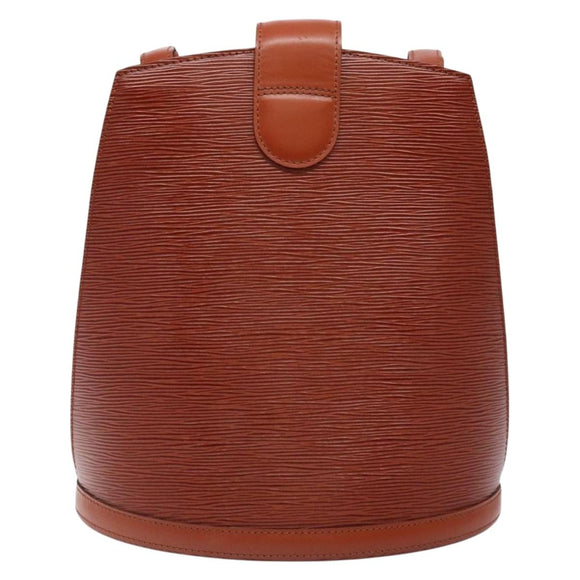 LOUIS VUITTON Epi Cluny Shoulder Bag Brown M52253 LV Auth 136260
