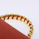 LOEWE Velazquez Hand Bag Leather 2way Red Gold Auth 136263-8