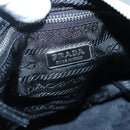 PRADA Shoulder Bag Nylon White Silver Auth 136266-20